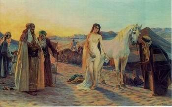 unknow artist Arab or Arabic people and life. Orientalism oil paintings 101